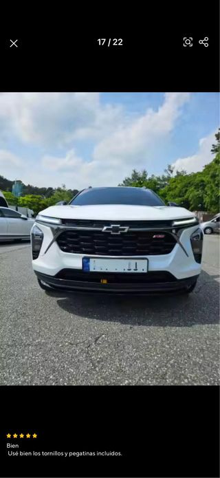 Lip Parachoques Universal Negro Brillo