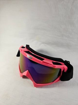 Gafas de esquí rosas