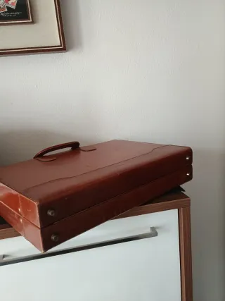 Valigetta 24 ore vera pelle vintage