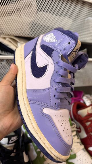 Nike Air Jordan 1 Morado Blanco