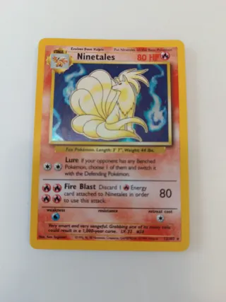 Pokemon Ninetales 12/102 Carta