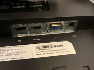 Monitor HP Pantalla Plana Negro