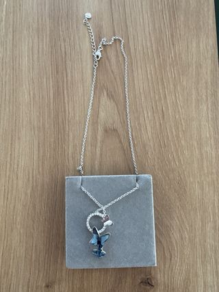 Conjunto bisutería plateado y azul