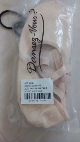 Zapatillas media punta ballet niña