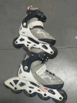 Patines rosas niña talla 26-29