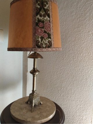 Lámpara candelero liturgico antiguo