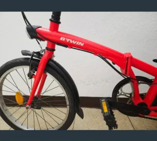 bici plegable tilt120 del decatlhon