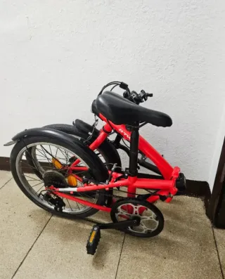 bici plegable tilt120 del decatlhon