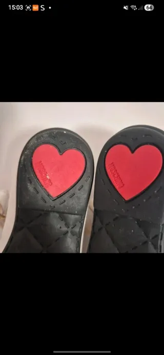 Scarpe bimba Moschino originale n 20/21 bianche