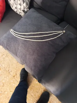 Collar de perlas broche oro adulta