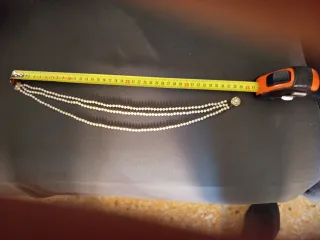 Collar de perlas broche oro adulta