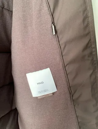 Chaqueta acolchada Mango impermeable T/ S homb