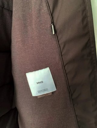Mango Anorak acolchado Termorregulador Hombre S