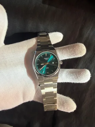 Reloj PRX 40mm Verde y Plateado