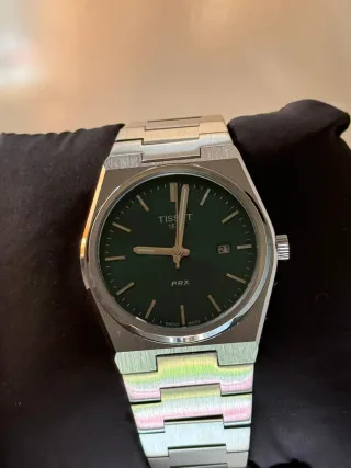 Reloj PRX 40mm Verde y Plateado