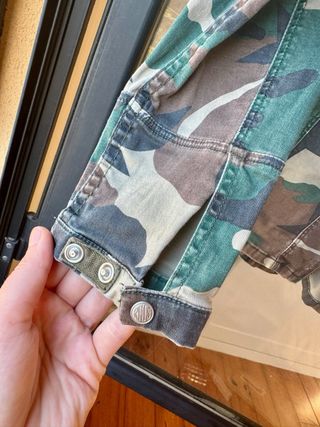 chaqueta tejana Replay militar