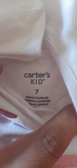 Camisetas infantiles GAP y Carters 4 por 5€