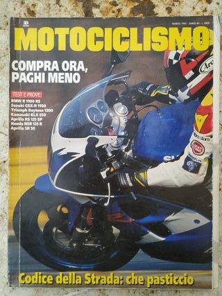 Motociclismo Marzo 1993 Bmw R1100 RS Suzuki GSX-R