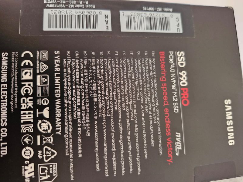 Samsung 990 Pro 1TB NVMe 2.0 M.2 (2280) afbeelding 2