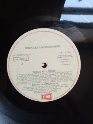 2Lp orquesta Mondragón " rock rollo Circus"