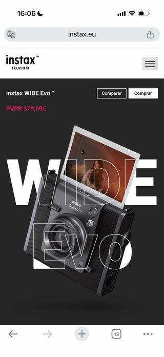 Fujifilm instax wide evo