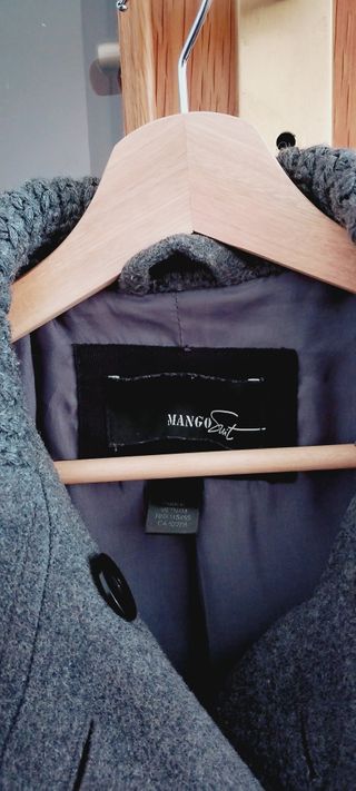 Abrigo Mango Talla XS