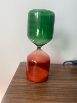 Reloj de Arena Zara Home Verde/Rojo