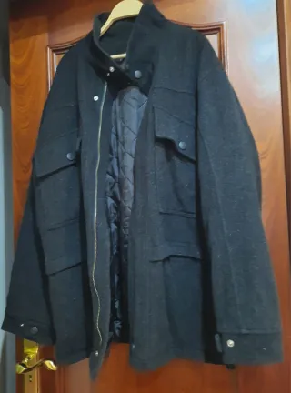 Abrigo hombre Talla 50 Gris oscuro