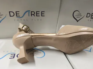 Zapatos DESIREE Beige/Dorado Talla /38