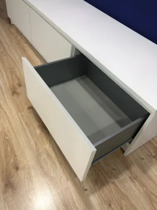 Lote 3 muebles blancos madera. Nuevos