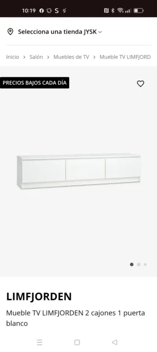 Lote 3 muebles blancos madera. Nuevos