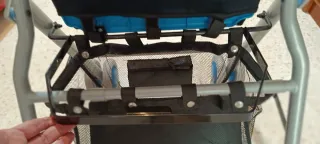 Andador con cesta y asiento