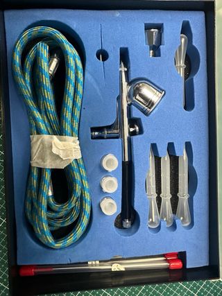 Kit Aerógrafo Timbertech com Compressor