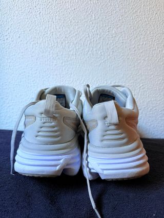 Hoka Bondi 8 Max Beige Naranja