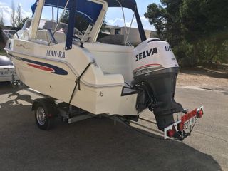 Barca Selva 6,5 con remolque