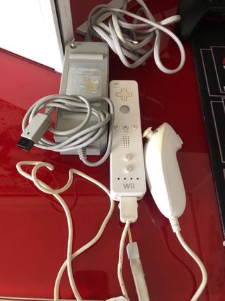 Nintendo Wii + Sensores + HDMI y Cables