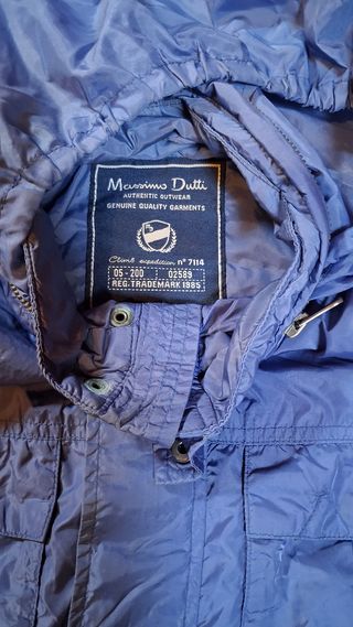 Casaco infantil Massimo Dutti azul tamanho 12 anos