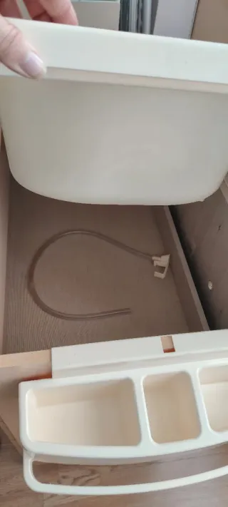 Cambiador bebe bañera Micuna madera con estrellas