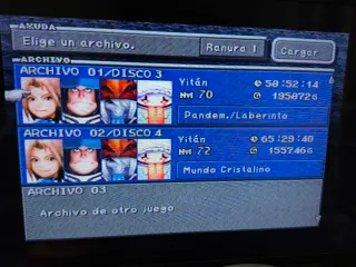 🇪🇸 Discos 3 y 4 de Final Fantasy IX