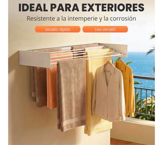 Tendedero JUPPLIES Pared Retráctil 120cm