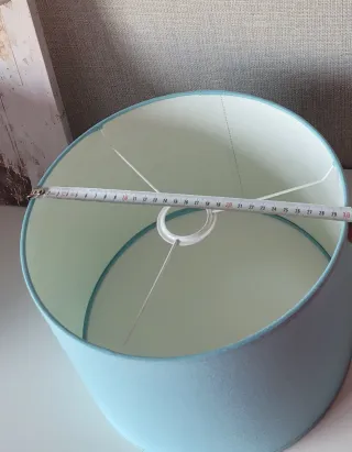 Pantallas de lámpara de tela