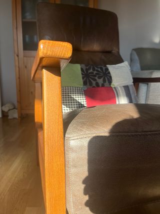 Butaca reclinable piel