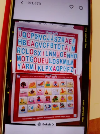 Juego interactivo las mayúsculas letras vivas