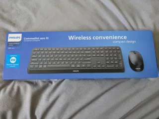 Philips 4000. Teclado y raton inalámbrico