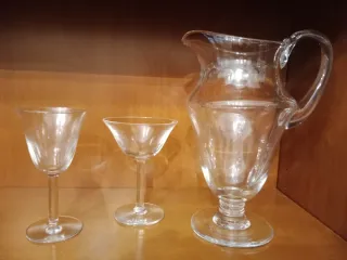 Juego champán antiguo