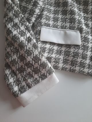 Blazer Zara fantasia pied de poule