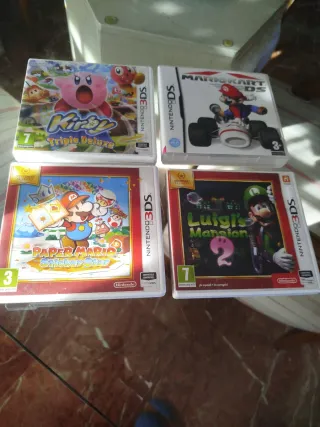 Lote 4 Juegos Nintendo DS/3DS