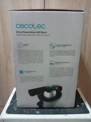 Cecotec Zitrus PowerAdjust 600 Black Exprimidor