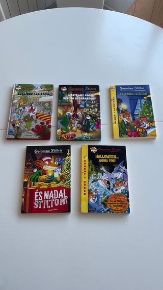 Pack 5 Libros Geronimo Stilton - NUEVOS