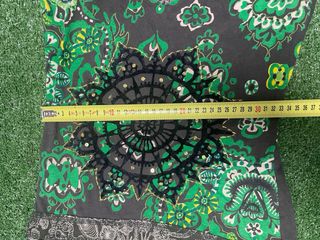 Camiseta Desigual Verde y Gris - Bordado Mandalas